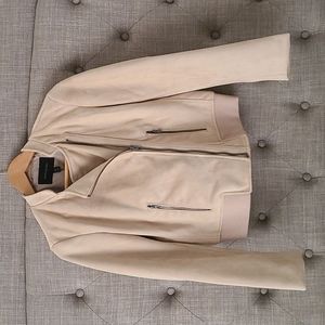 Banana Republic Moto Jacket Suede-like